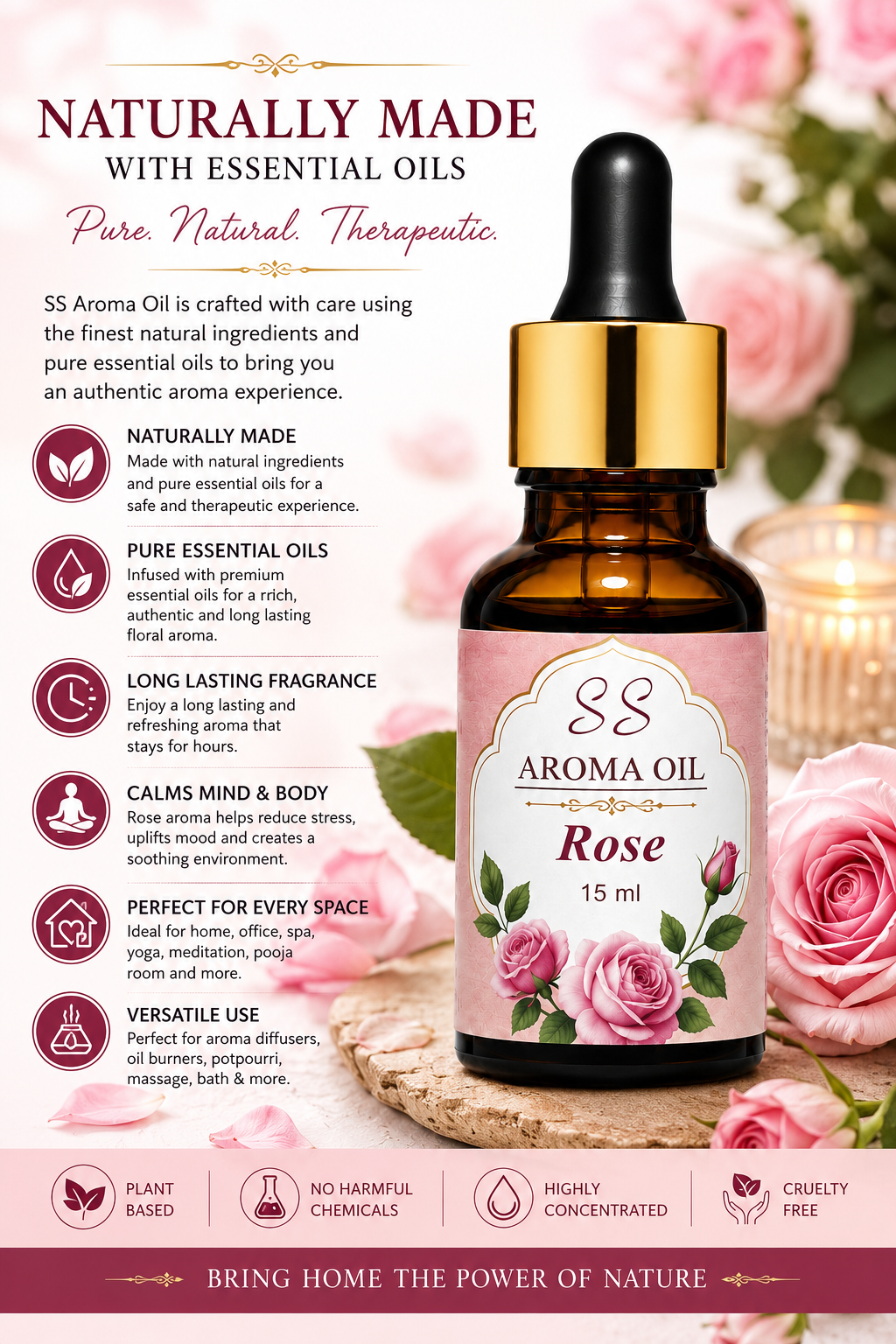 Kashi Darshan Rose Aroma Oil