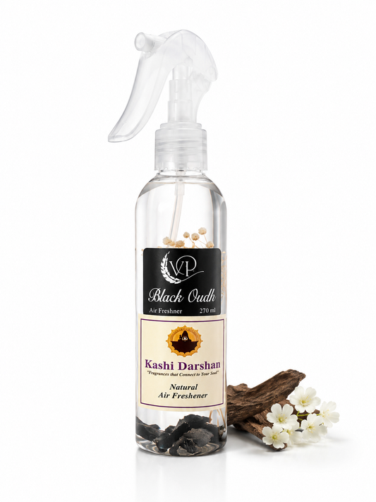 Black Oudh Alcohol-Free Air Freshener | 270ml | Premium Long-Lasting Room & Home Fragrance