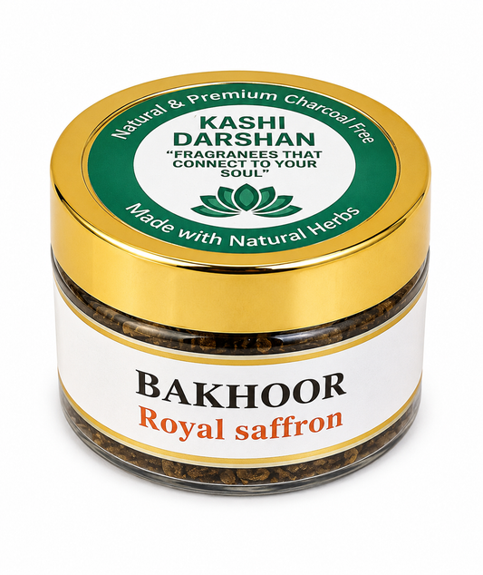 Bakhoor Royal Saffron – Premium Natural Fragrance by Kashi Darshan