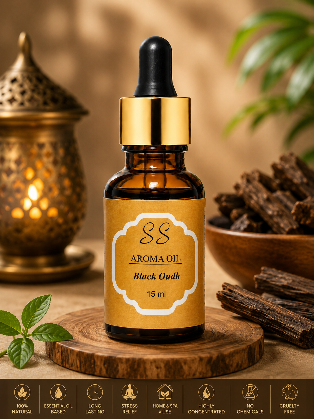 Kashi Darshan Black Oudh Aroma Oil