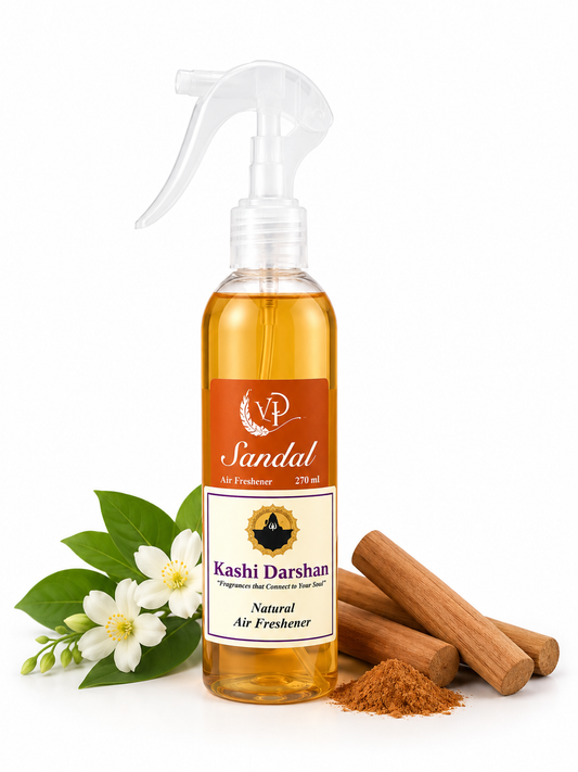Sandal Alcohol-Free Air Freshener | 270ml | Natural Long-Lasting Room & Home Fragrance
