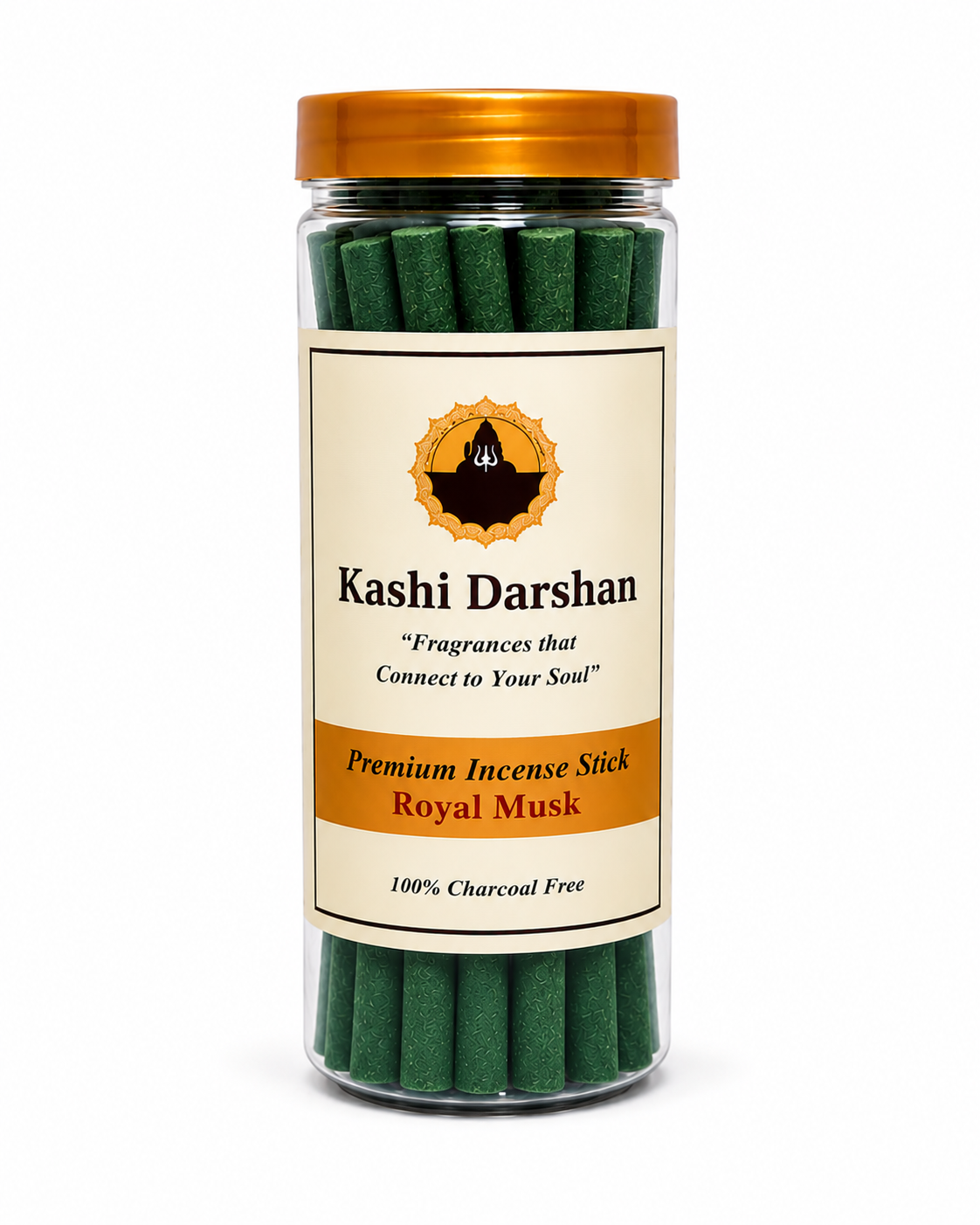 Kashi Darshan Premium Incense Sticks – Royal Musk (Charcoal Free)