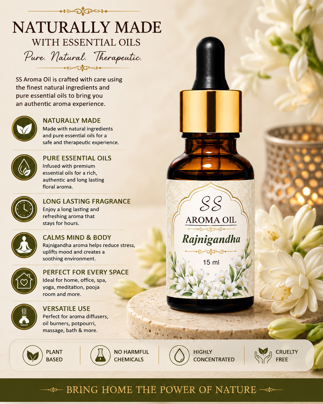 Kashi Darshan Rajnigandha Aroma Oil