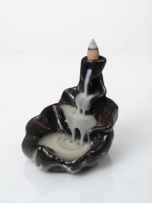 Product Title
Kashi Darshan Ceramic Backflow Incense Cone Burner with 30 Dhoop Cones | Waterfall Smoke Fountain | Spiritual Home Décor
