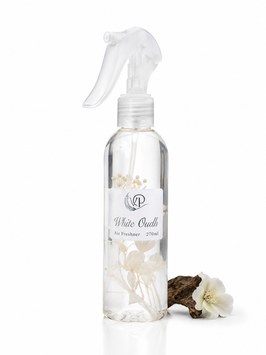 White Oudh Alcohol-Free Air Freshener | 270ml | Long-Lasting Premium Room & Home Fragrance